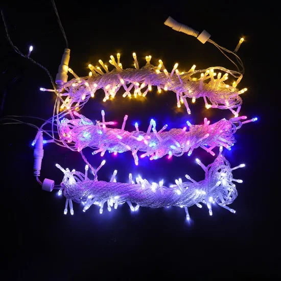 10m 100 Ball RGB LED Luzes de corda Decoração de férias Festa de casamento Luz de Natal fada